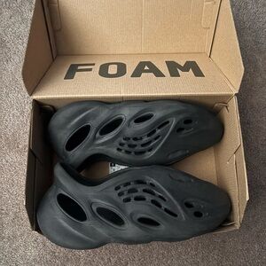 Yeezy Black Foam Loafers